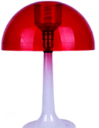 plastic injection molded mushroom lamp