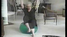 Mom's exercise ball video